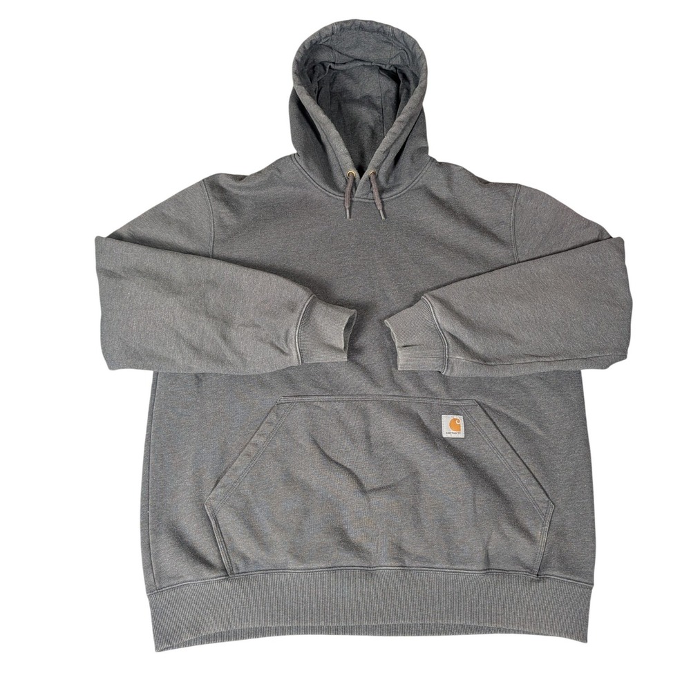 Carhartt Loose Fit Midweight‎ Hoodie Charcoal Heather Grey Pullover Mens L